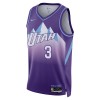 Camiseta Hombre Utah Jazz Keyonte George 2024-25 Nike City Edition Violeta Swingman